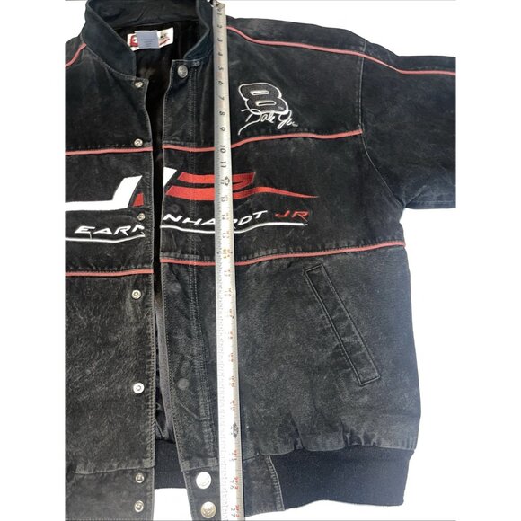 Vintage Dale Earnhardt Jr Leather Jacket Mens XL  Budweiser #8  Racing Nascar - Picture 16 of 16